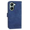 DIERFENG DF-03 For Xiaomi Poco X7 Pro 5G/Redmi Turbo 4 5G Leather Case Lines Imprint Wallet Phone Cover