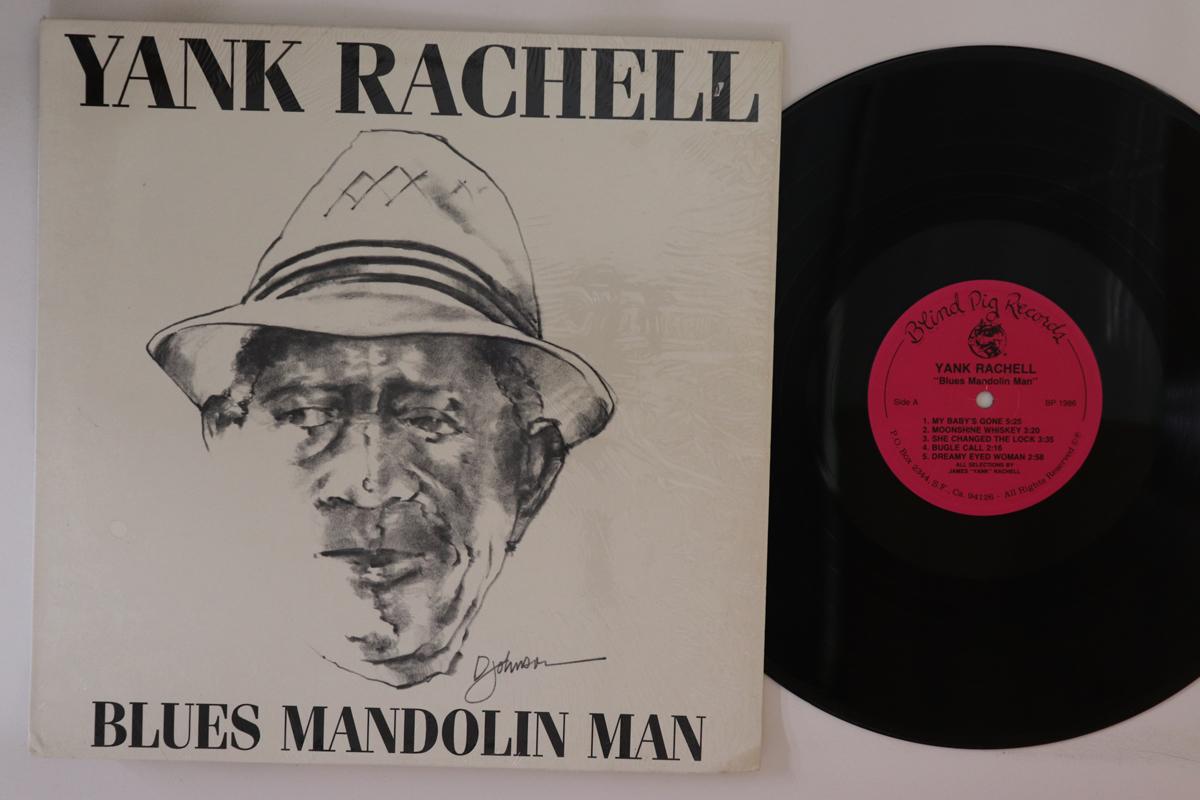 

LP Record YANK RACHELL Blues Mandolin Man BP1986 BLIND PIG 1986 US Blues Used