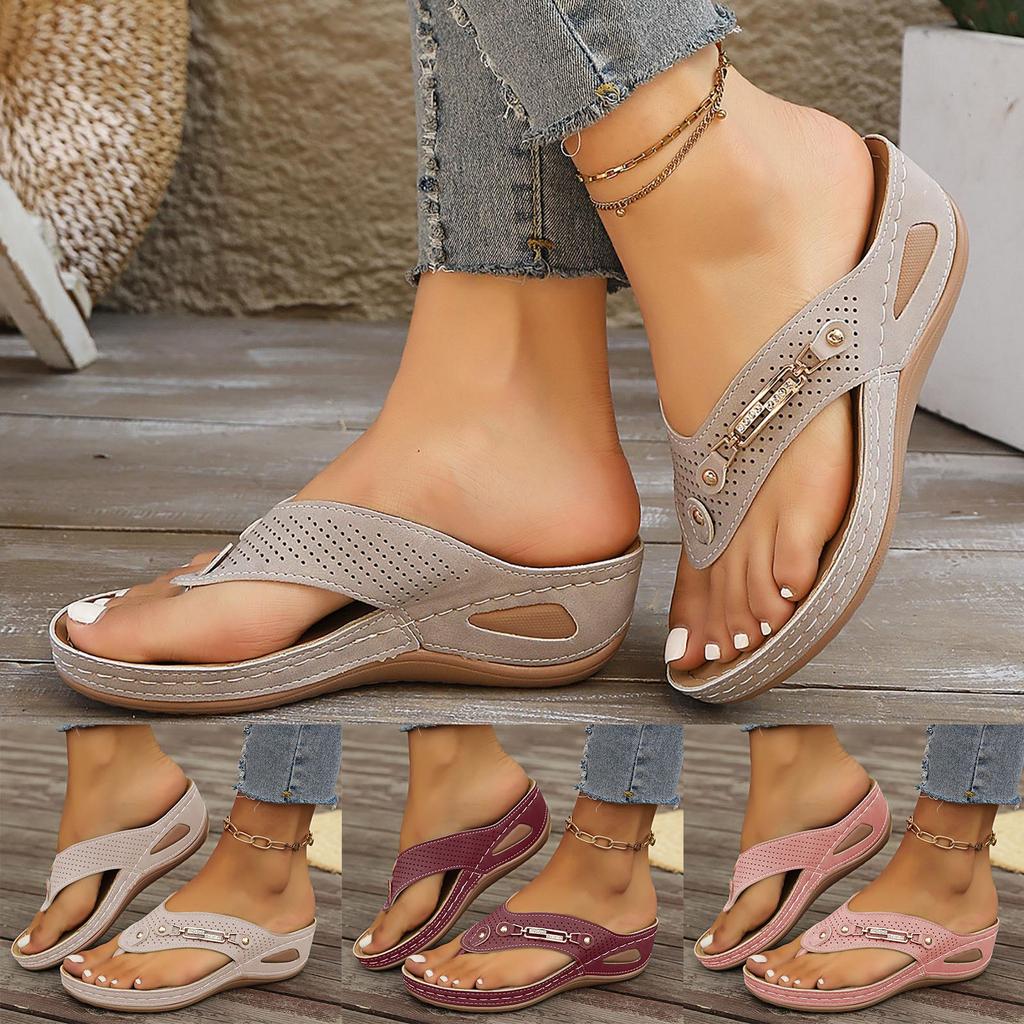 Sandalias Zapatos Para Mujer Chanclas Para Damas Zapatos Cuña Verano Zapatillas Mujer Sandalias Bohemias Moda Zapatos De Mujer