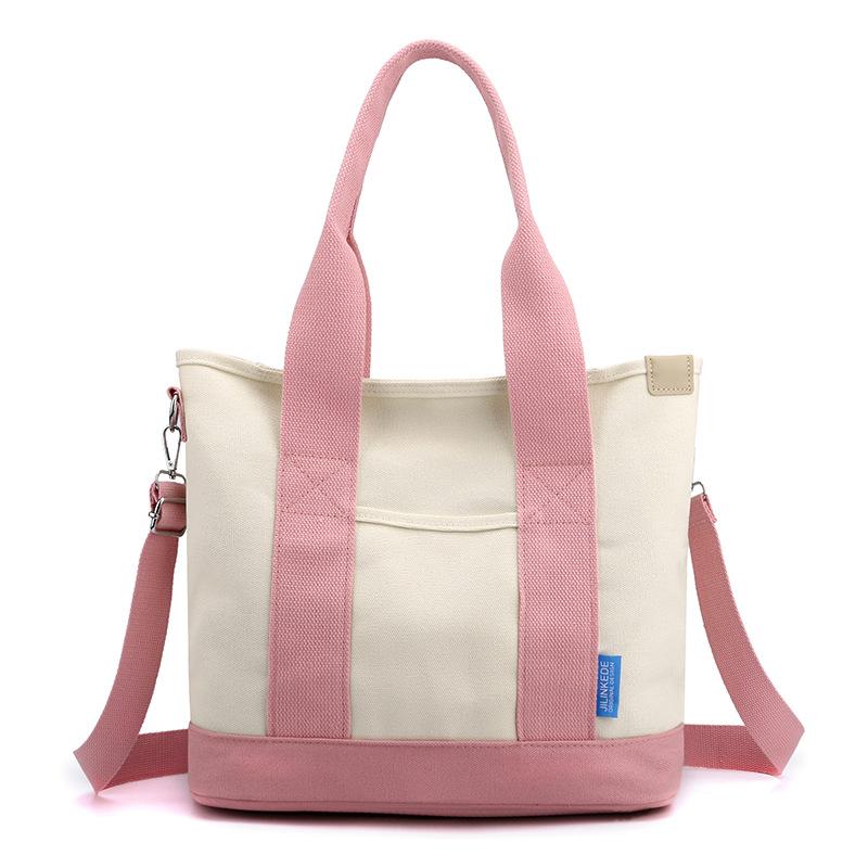 Thickened, Large-capacity Japanese-style Canvas Tote Bag, Fashionable, Versatile, Casual Crossbody Bag, Multi-functional Commuter Bag.