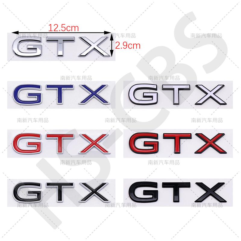 ABS GTX Badge Emblem Sticker Rear Trunk Decal Door Luggage For ID4 ID3 ID5 ID6 Car Styling GTX Logo Accessorie