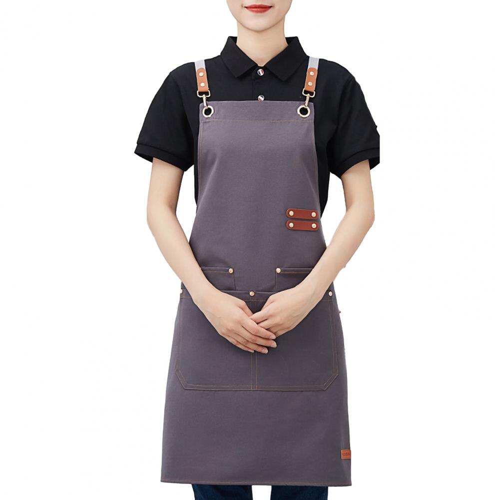 Tablier épais et imperméable pour homme et femme, anti-graisse, anti-taches, pour chef, café, restaurant, serveur, barbecue, cuisine