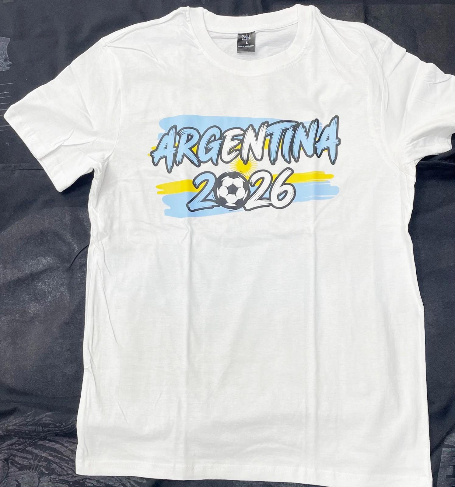 World Cup 2026 Soccer Team Argentina Shirts M