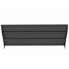 Full shelf Mega-M Basic L-100 cm D-40 cm anthracite RAL7016 + 2 pcs brackets D-40 cm N