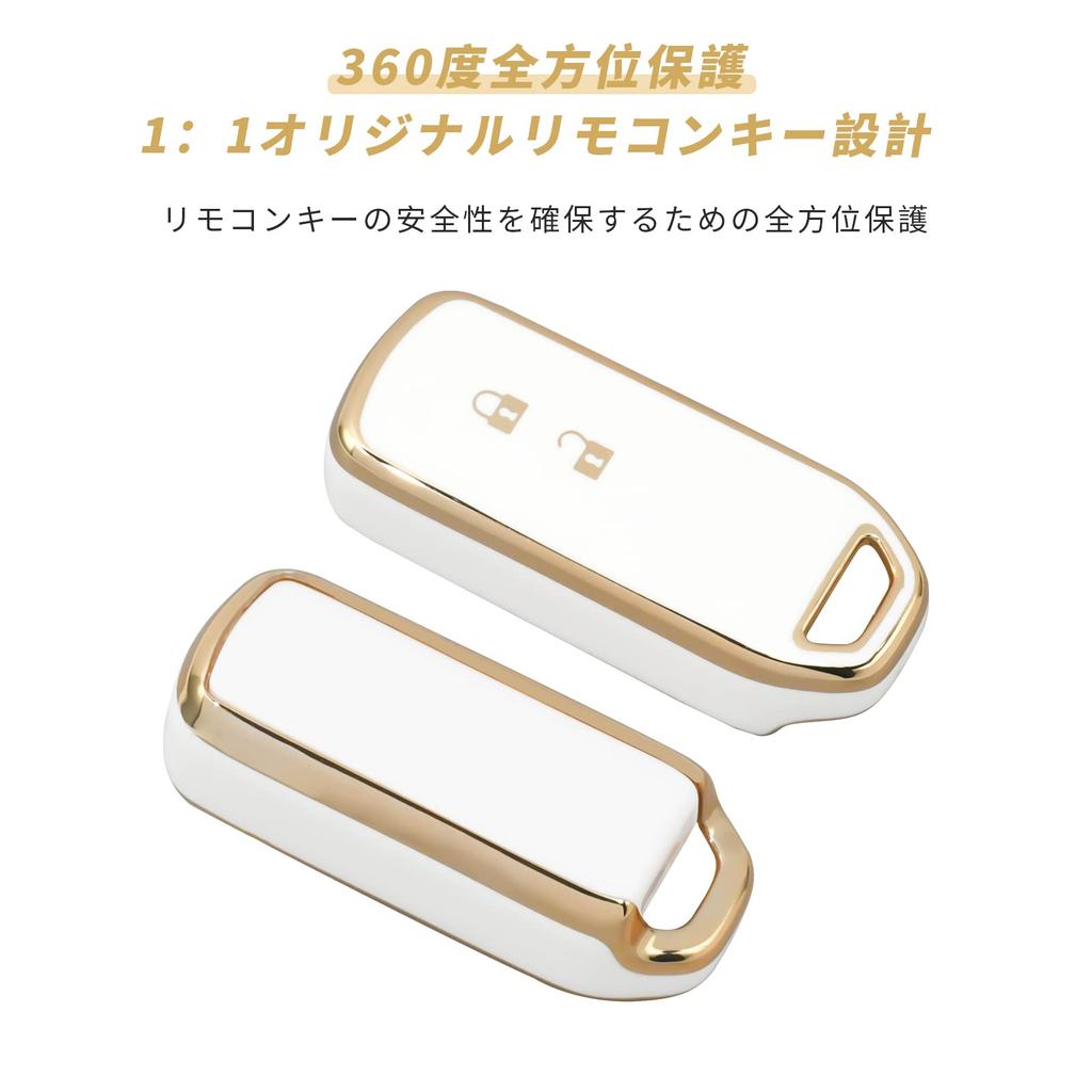 OFFCURVE Honda NBOX Smart Key Case N-BOX N-ONE N-WGN N-VAN N-WGN Compatible Key Cover,