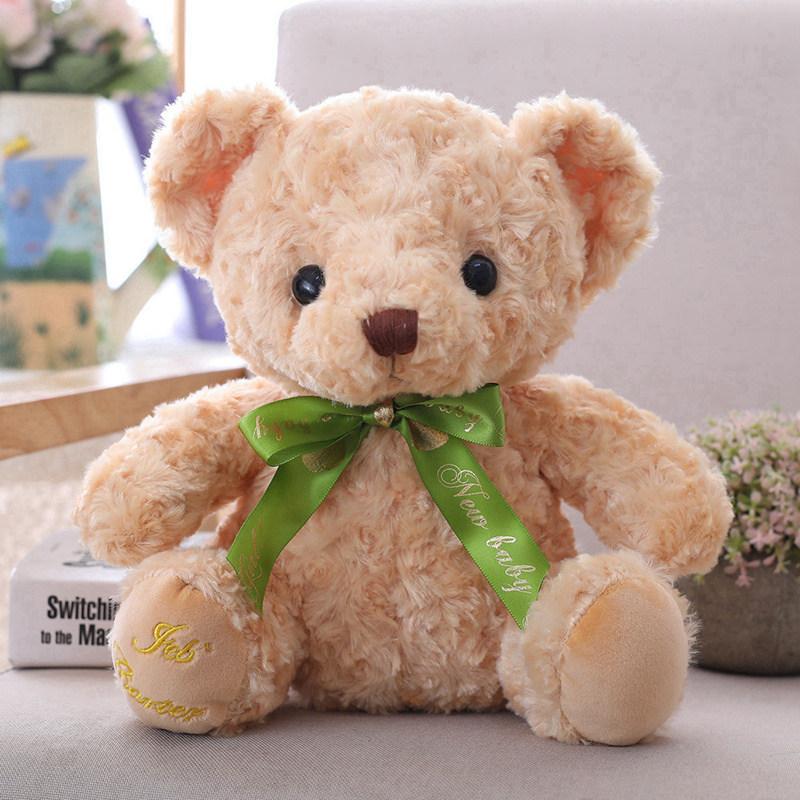 Hochwertiges Spielzeug Niedlicher Cartoon-Teddybär Plüschtiere 18 cm Kuscheltiere Bärenpuppe Geburtstagsgeschenk für Kinder