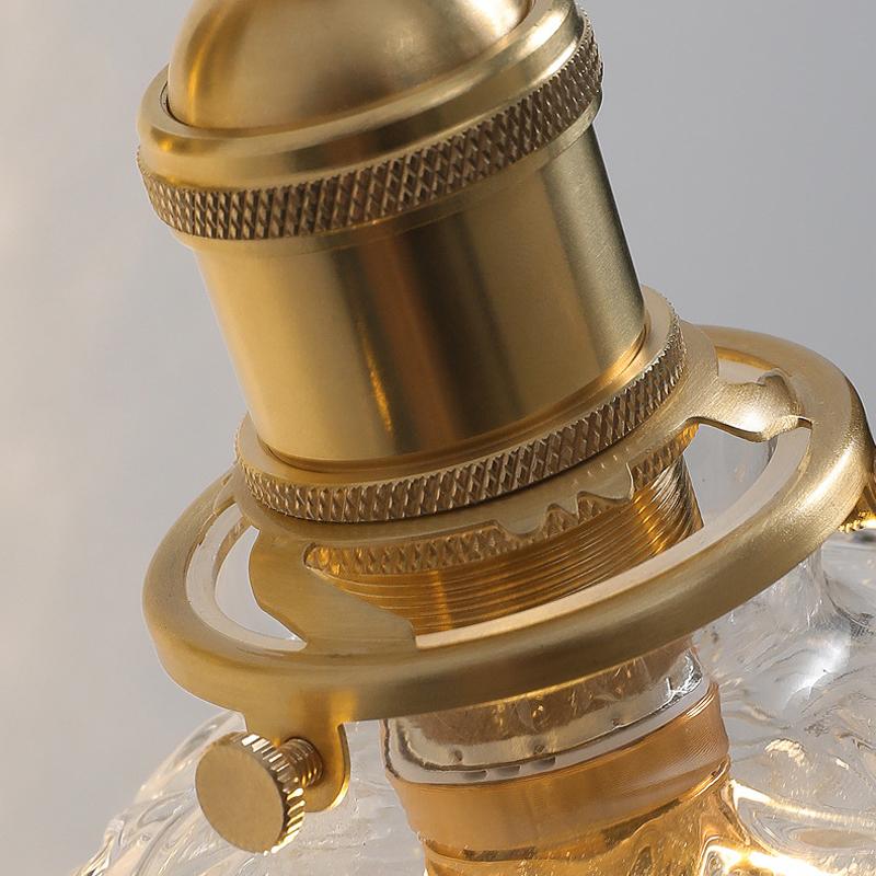 Nordic Round Glass Pendant Light Creative Bedroom Restaurant Bar Single Head Pendant Lamp Dinning Kitchen Room Hanging Lights