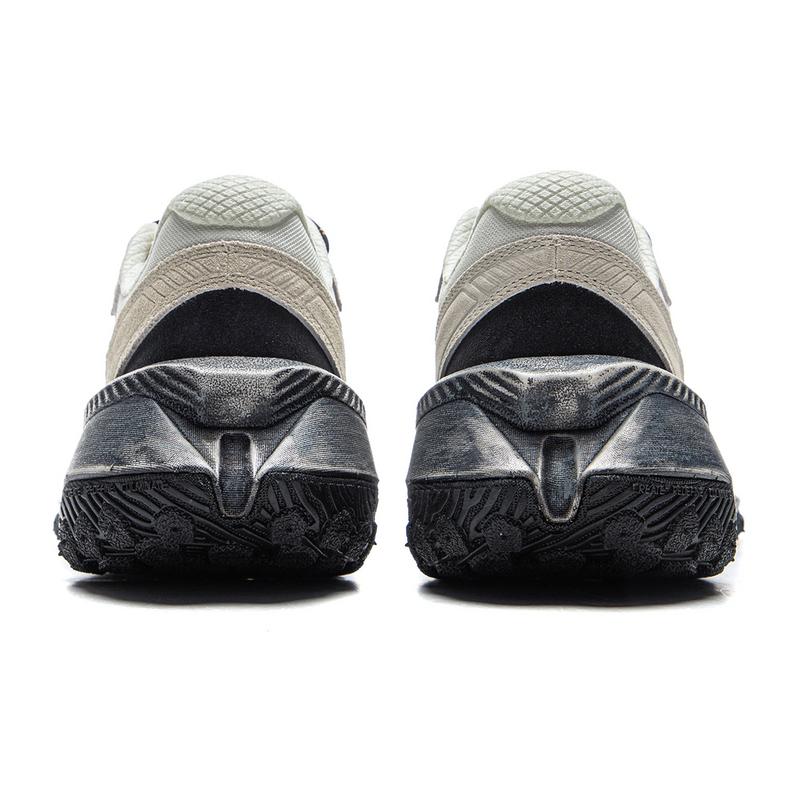 Li Ning Cushioning, Wear Resistant Low top Casual Shoes Unisex Cream White, Asphalt Gray AZGV175-3