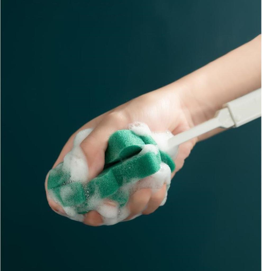 Extendable Christmas Tree Sponge Brush for Baby Bottle, Cups and Dishware – Multifunctional Kitchen Cleaning