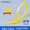 Reusable Retractable Nylon Cable Tie with Buckle - 4x150mm