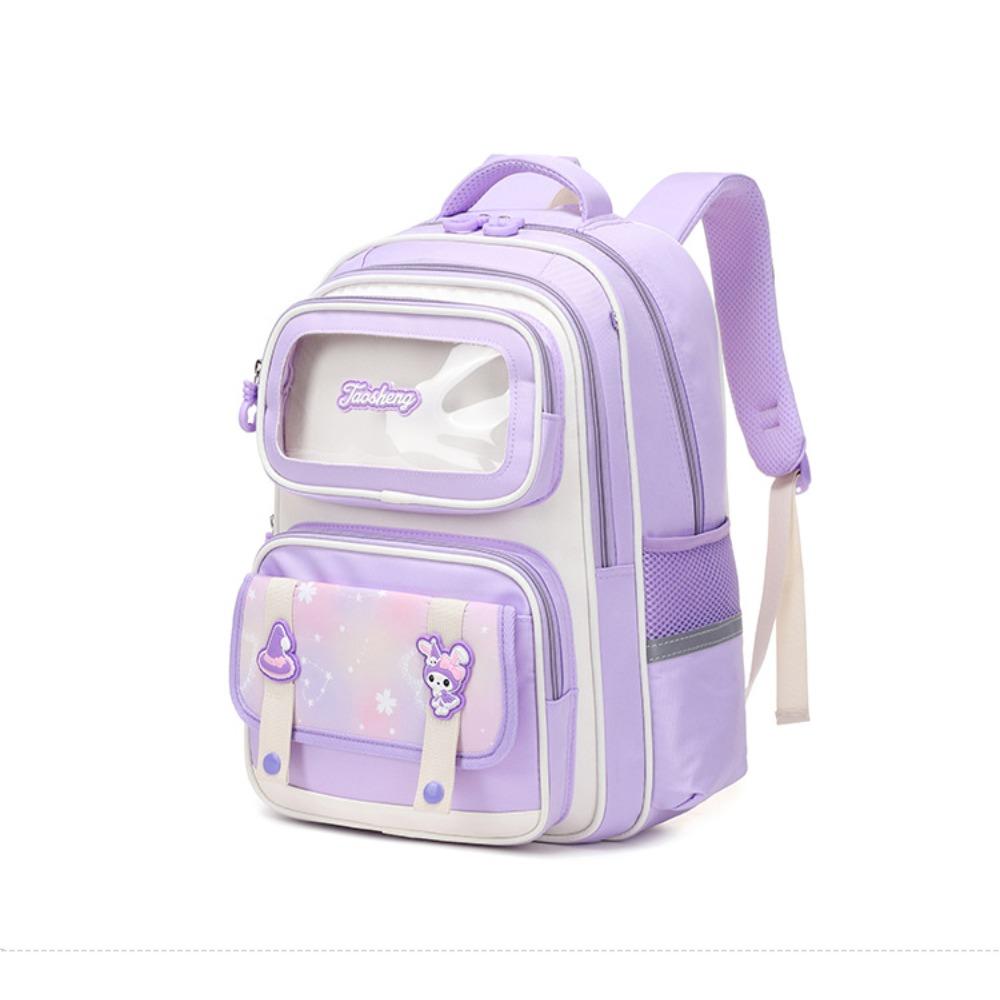 New schoolbag girls 1st to 3rd grade cartoon cute backpack women's large-capacity Korean version backpack