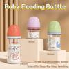 Cartoon Newborn Glass Bottle Rabbit Pattern Baby Feeding Bottle Baby Milk Bottle  Learning Drinking