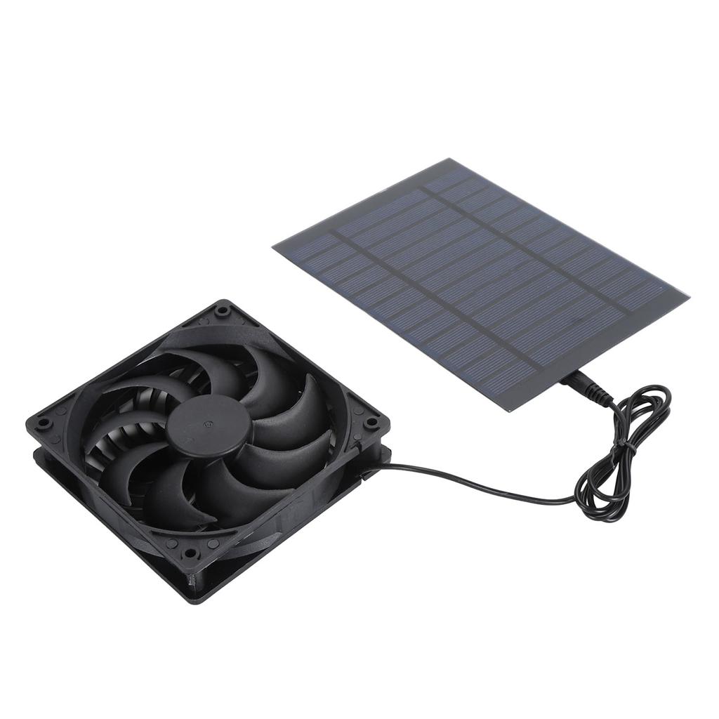 Wentylator wyciągowy 6W 12V Oszczędność energii z polikrystalicznym panelem słonecznym Wentylator słoneczny do wentylacji kurników