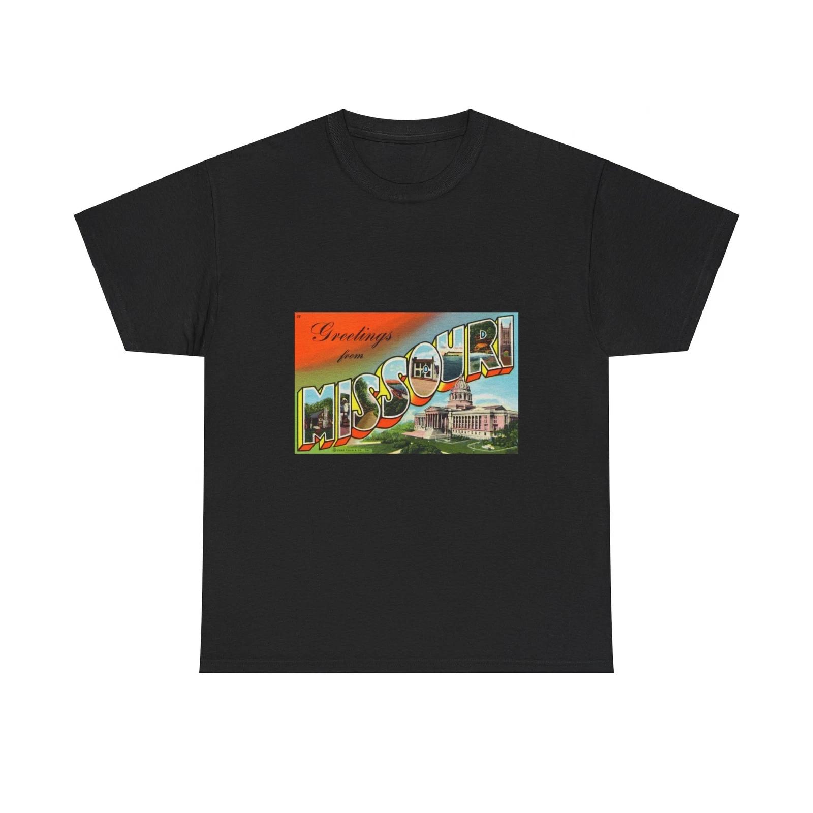 Greetings from Missouri (Greeting Postcards) T shirt 4XL