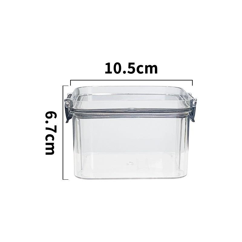 Household Moisture-proof Square Box with Lid for Storing Miscellaneous Grains, Tea, and Dry Goods
