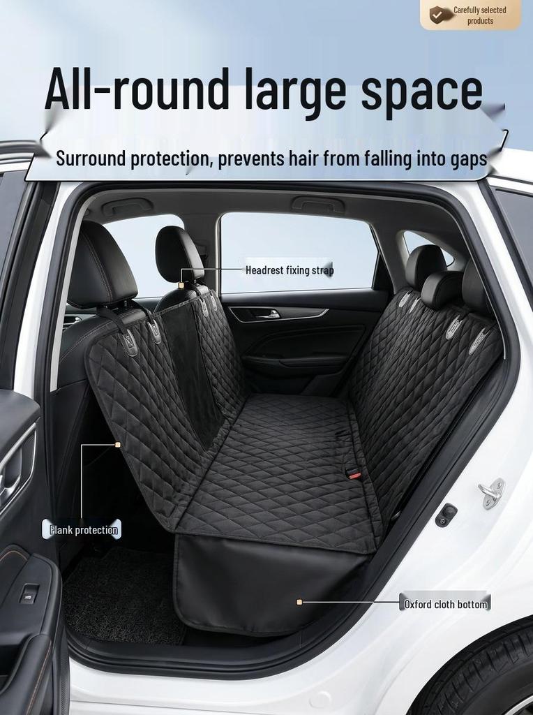 Soft, Breathable, Tear-Resistant Pet Car Seat Mat - Universal Fit, Prevents Shedding