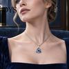 Personalized Birthday Gift Celtic Knot Birthstone Necklace for Women, Cubic Zirconia Pendant Necklace, Irish Jewelry, Her Wife Girlfriend Mother