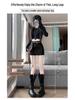 Korean-Style High-Waisted Suede A-Line Bodycon Skirt for Women - Spring/Autumn 2026