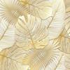 3d Stereo Tropical Rain Forest Wallpaper Golden Banana Leaf Wall Mural Living Room Bedroom Wall Papers