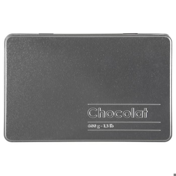 5five - boîte à chocolat métal "black edition" noir