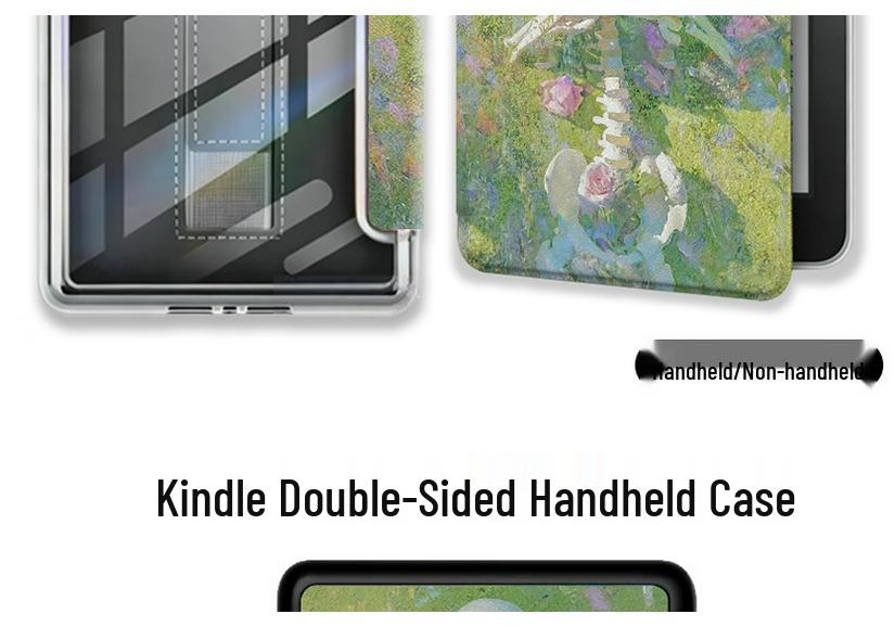 Magnetic Detachable Sleep Case: Compatible with Kindle Paperwhite KPW1-6 Acrylic/Silicone, Kobo.
