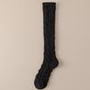Women's Coral Fleece Knee-High Warm Socks - Velvet Lined, Non-Shedding, Thick for Autumn & Winter