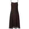 Elegantes Polka-Dot-Trägerkleid