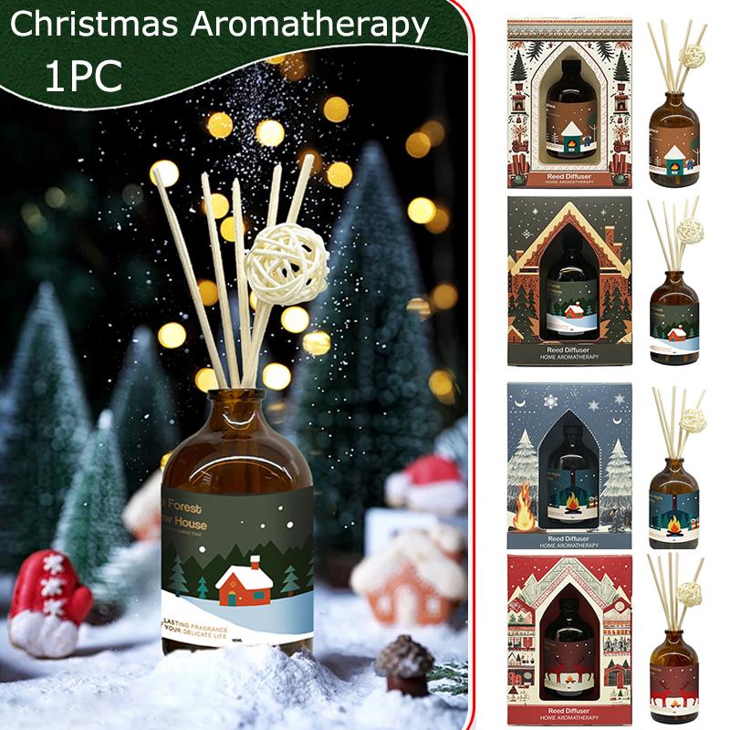 1PC Aromatherapy Long lasting Fragrance Indoor Flameless Home Glass Decorations Christmas Souvenirs Aromatherapy