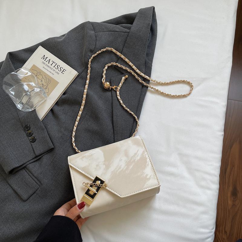 Premium bag women's new fashion trendy chain small square bag simple shoulder bag niche design messenger bag