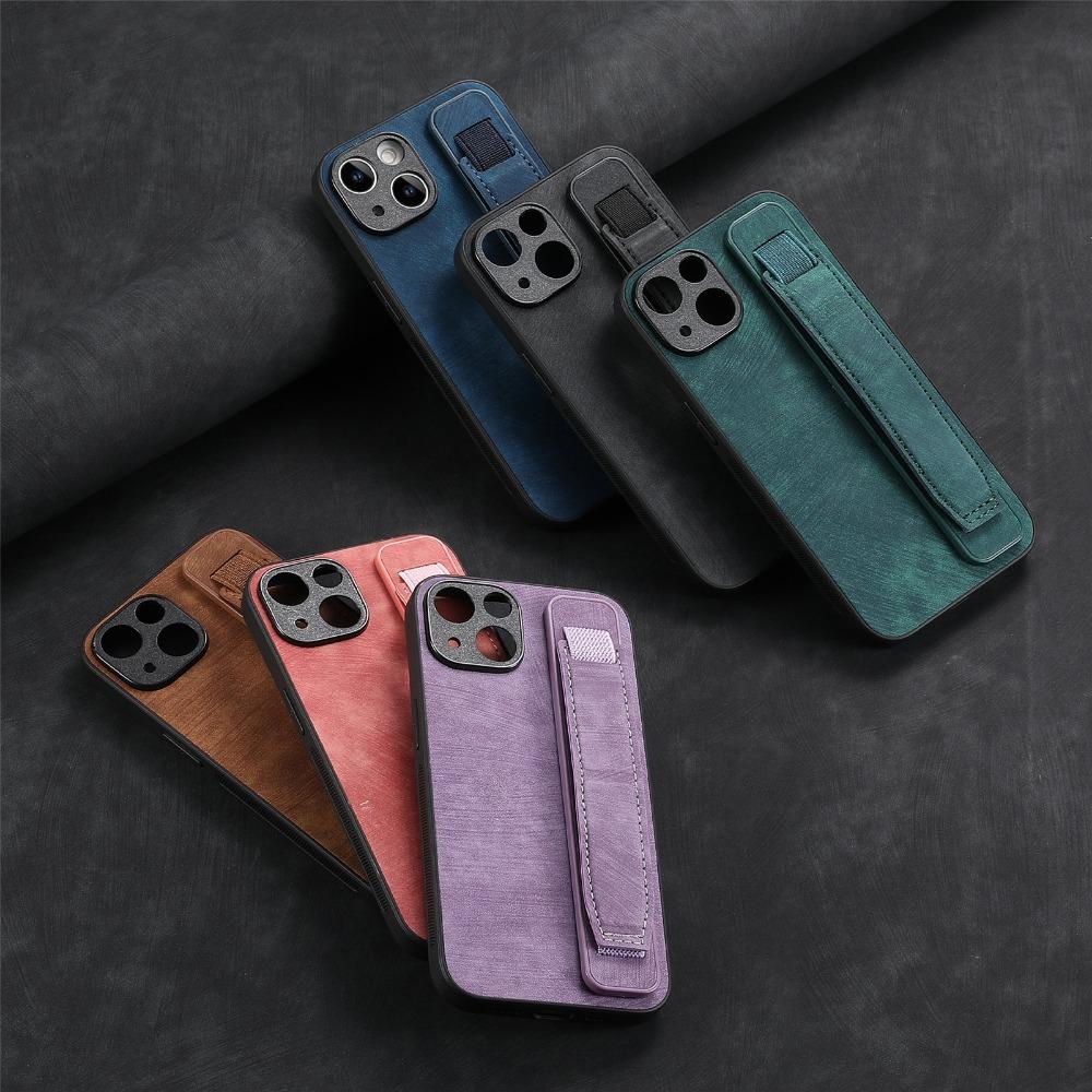 Leather Case For Xiaomi 15T 14T 13T 12X 11T 13 12 Mi 11 Lite 5G NE 10T Pro 11i Wrist Strap Holder Silicone Case Back Cover Funda