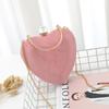 Bag women's new fashion plush heart-shaped chain small bag personalized versatile shoulder messenger bag