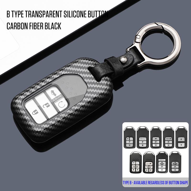 Interior Mouldings For Honda CRV CR-V Fit Civic HR-V HRV City Odyssey XR-V Accord Stepwgn Elysion Pilot Car Key Cover Case Shell