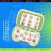 Early Education Tablet Phone Toy Electronic Finger Dance Machine  Teach Alphabet Numbers