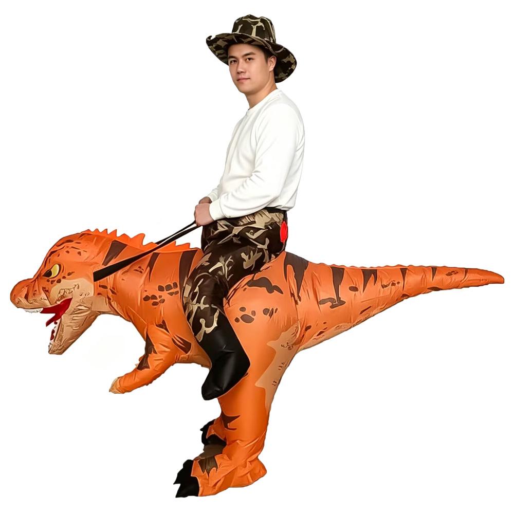 Velociraptor Inflatable Costume - Halloween T-Rex Cosplay & Creative Performance Outfit