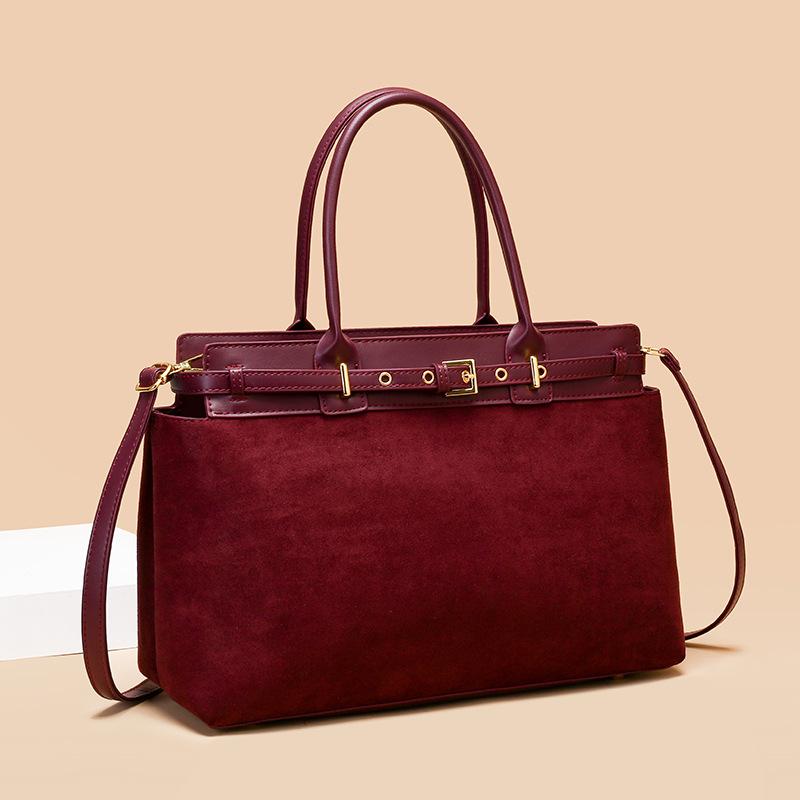 Nouveau sac cabas simple et élégant pour femmes, sac à bandoulière tendance de grande capacité, sac à main rétro pour navetteur, sac messager