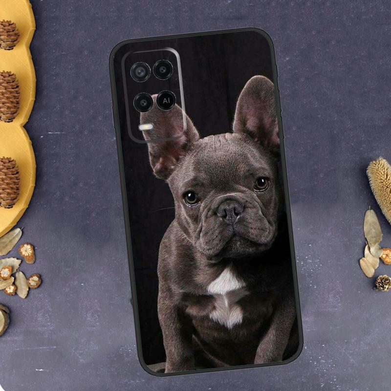 Pug Dog French Bulldog Phone Case For Oppo A96 A16 A76 A78 A58 A18 A38 A98 A17 A77 A80 A40 A60 A74 A94 A54 A15 A57S