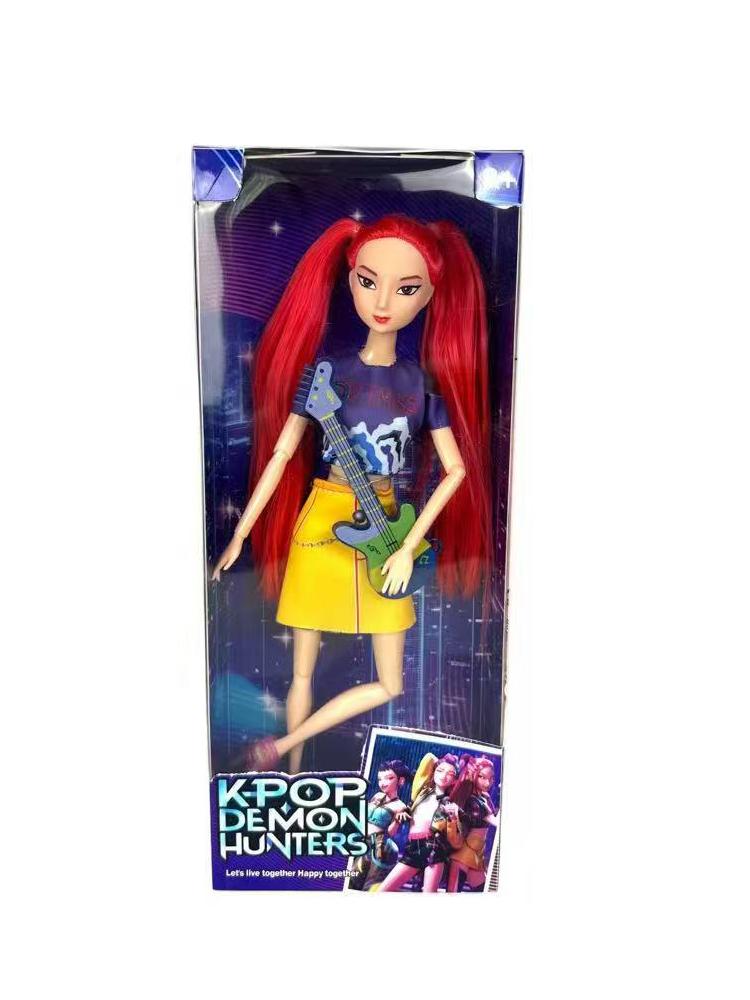 NEW 2026KPop Demon Hunters Anime Vinyl Doll, Rumi Mira Zoi Character Vinyl Figure, Birthday Gift, Fan Gifts