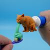 Funny Pet Toothpaste Dispenser Pooping Dog Toothpaste Tube Topper Cat Vomiting Toothpaste Dispenser Gag Gift for Family Friends Dog Lovers Pranksters