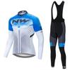 Cycling Suit Long Sleeve Suit Men's and Women's Quick-Drying Highway Mountain Bike Suit Outdoor Cycling Equipment