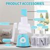 1 Set Super Efficient 3-in-1 Cheese Grater & Vegetable Slicer - Manual Food Processor for Effortless Kitchen Prep
