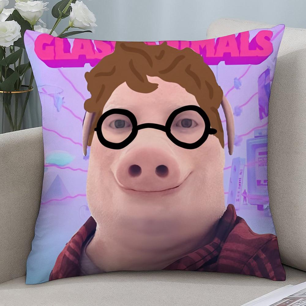 John Pork Is Calling Pillow Case 3D Print Polyester Fiber 40*40 Cm Home Sofa Throw Pillow Cover Decoration Festival Gift