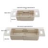 Retractable Kitchen Vegetable Fruit Washing Rack Extendable Adjustable Dish Drainer Sink Drain Basket Kitchen Accessories