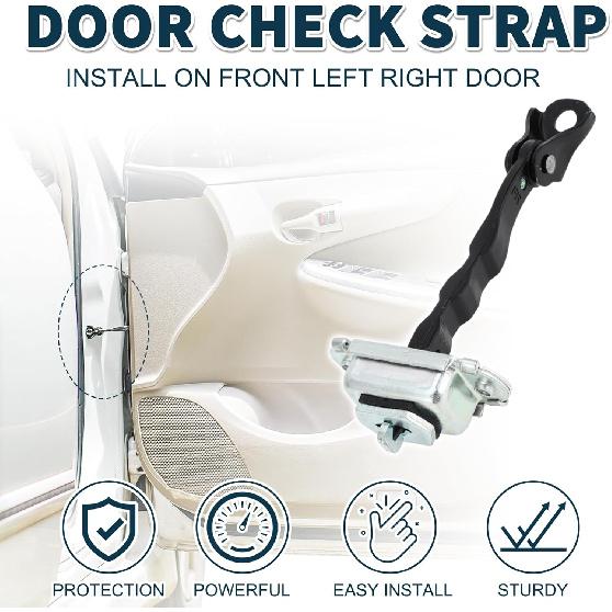 Door Check Strap Stopper Limiter for Nissan 350Z Durable No.80430CD000 | Front Left Right Door Check Bracket Stop 2Pcs Door Checker Arm Assembly for