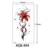 Small Full Arm Tattoo Sticker, Flower Letters, Plain Flower Tattoo Sticker Tattoo
