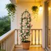 Garden Trellis for Climbing Plants Adjustable Height Vertical Stand Frame Holder Metal Garden Trellis for Balcony House Outside