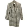 80s 90s Made In Italy Wool Blend Old Check Pattern Jacket Women Used