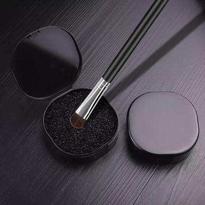 Yousheng Čisticí box na štětce na make-up Efektivní Úspora práce Kulatý tvar Hloubkové čištění Štětec na make-up Odstraňovač barvy Čisticí houbička Dámská potřeba