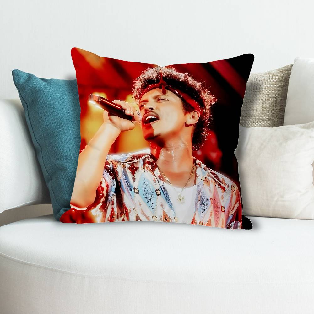 BBruno MMars 24K Magic Pillow Cases for Bedroom Living Room Sofa Home Decor Polyester Cushion Cover with Zipper