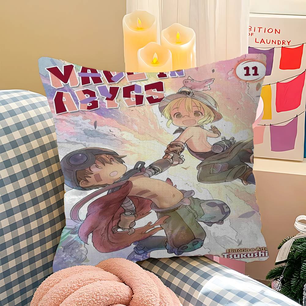 Made In Abyss Anime Cushion Cover Decorative Pillow Sofa Home Decor Case Pillow Cases