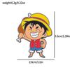 Cartone animato giapponese ONE PIECE distintivo metallico Luffy Ace Re dei Pirati smalto spilla smaltata spilla